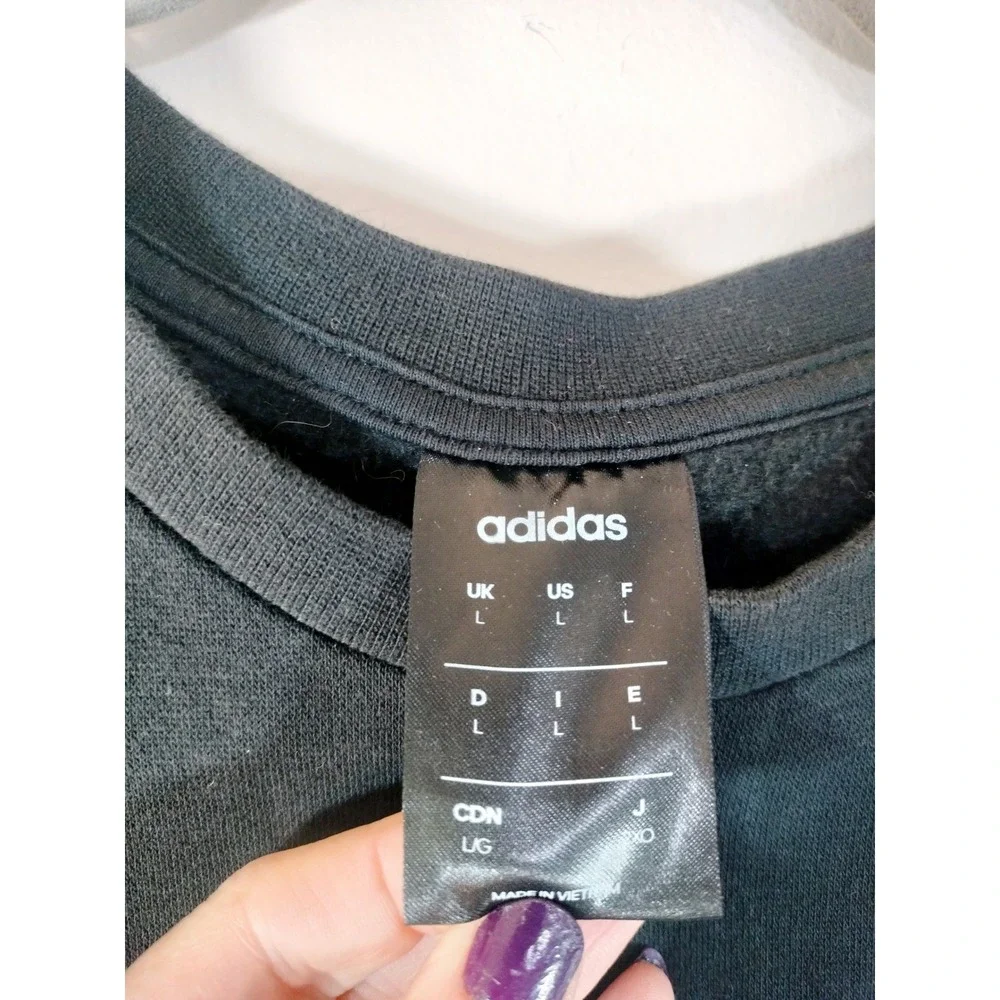 Adidas‎ Essentials 3-Stripes Fleece Crew Sweatshirt Unisex